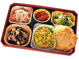 フライドチキン＆キーマカレー